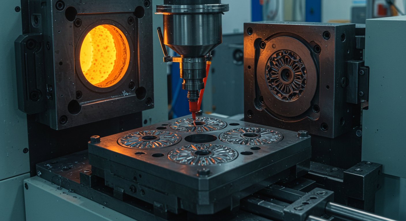 Литьё пластика для декоративных круглых элементов