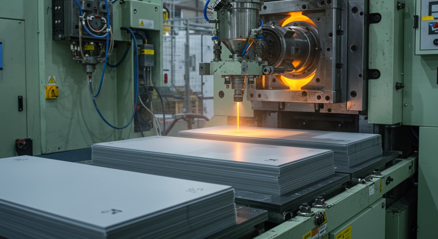 Литьё пластика для панелей и плит