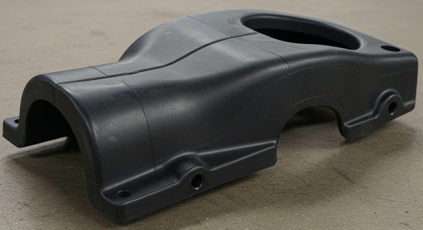 Литье резины для защитных элементов техники