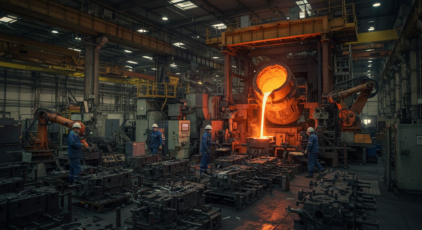 Литьё крупных деталей для автомобилей