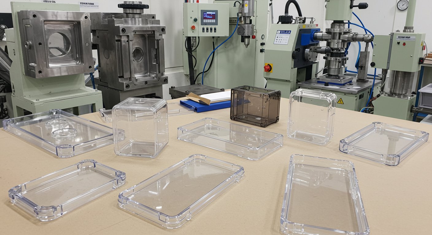 Технологии изготовления прозрачных корпусов из пластика