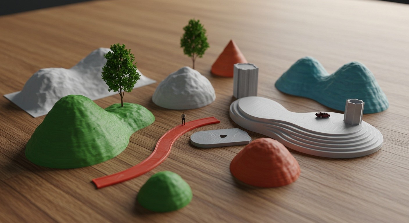 3D печать ландшафтных объектов