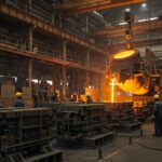 Литьё изделий и деталей для строительной отрасли крупных масштабов