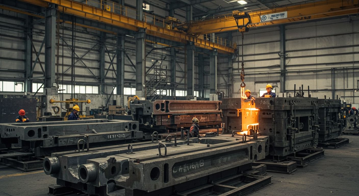 Литьё деталей для крупных строительных проектов