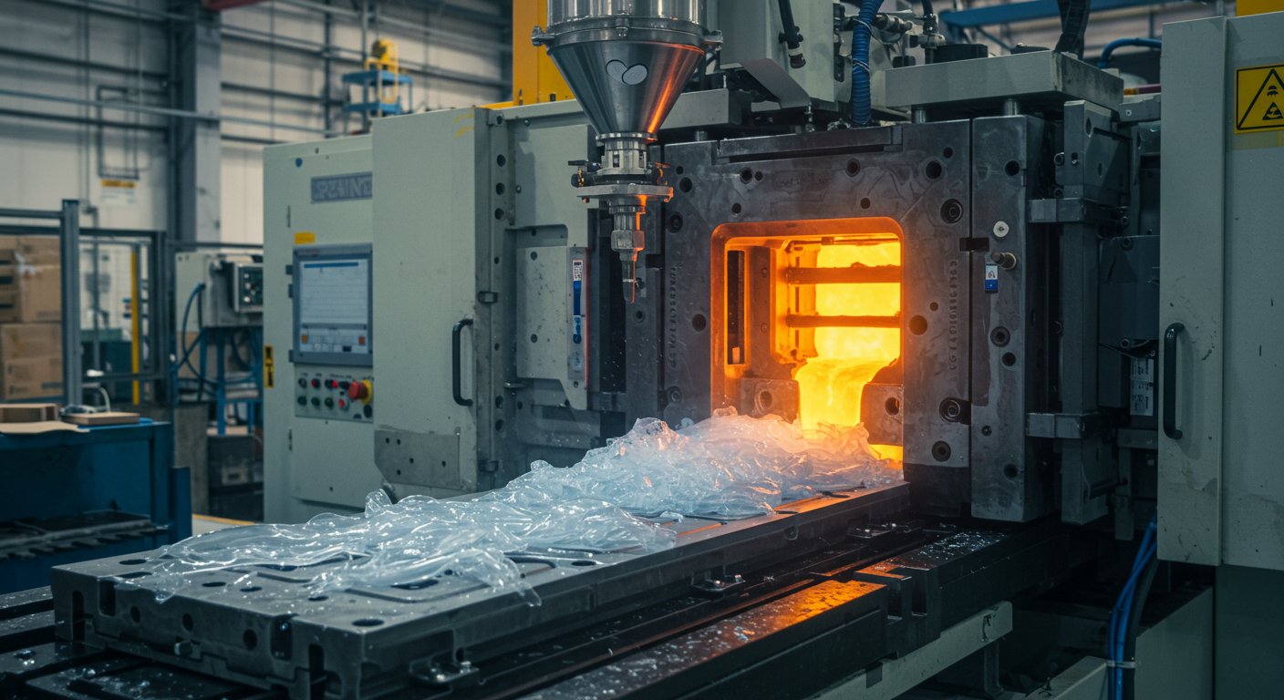 Литьё пластика для промышленных панелей