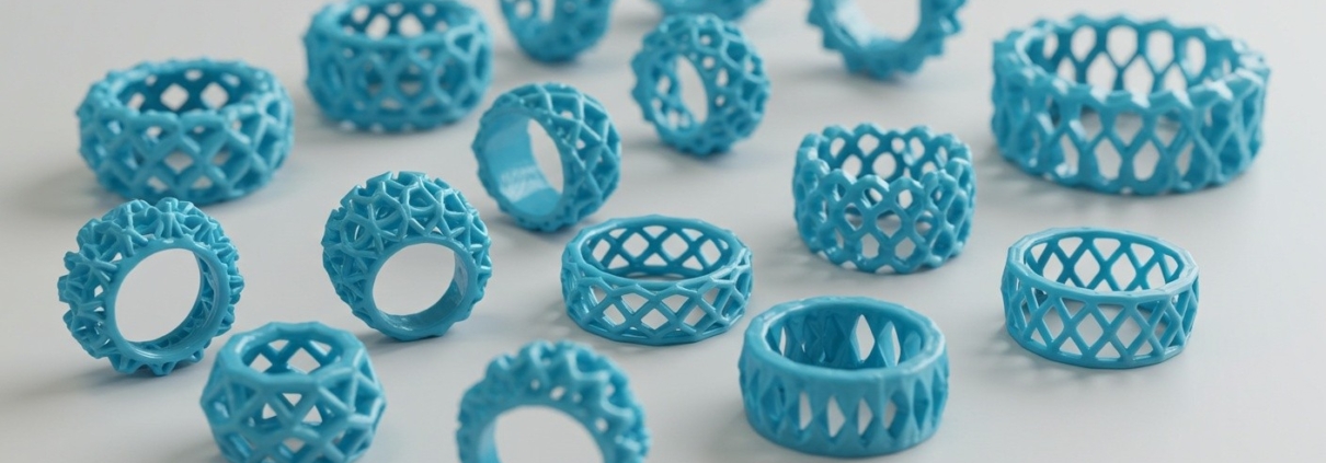 3D печать колец и браслетов