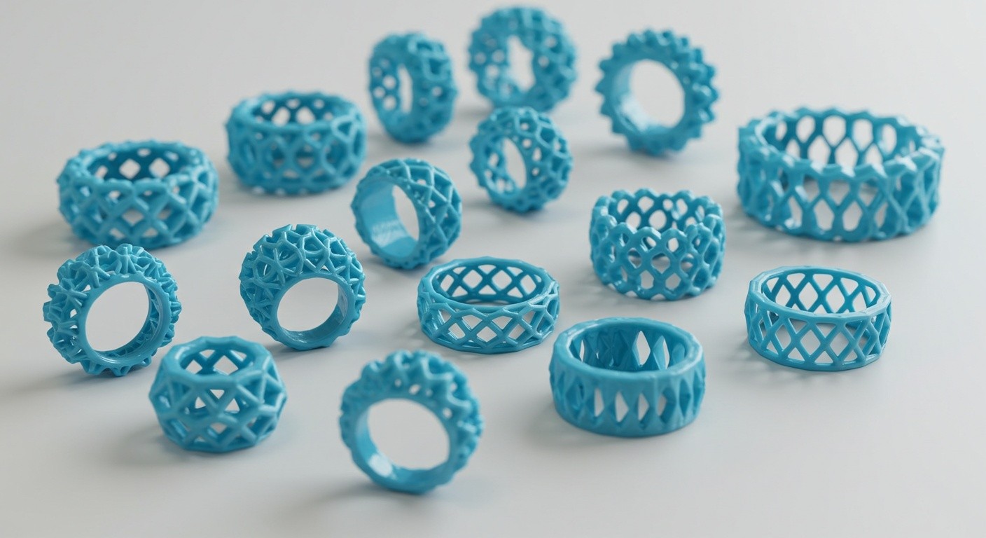 3D печать колец и браслетов