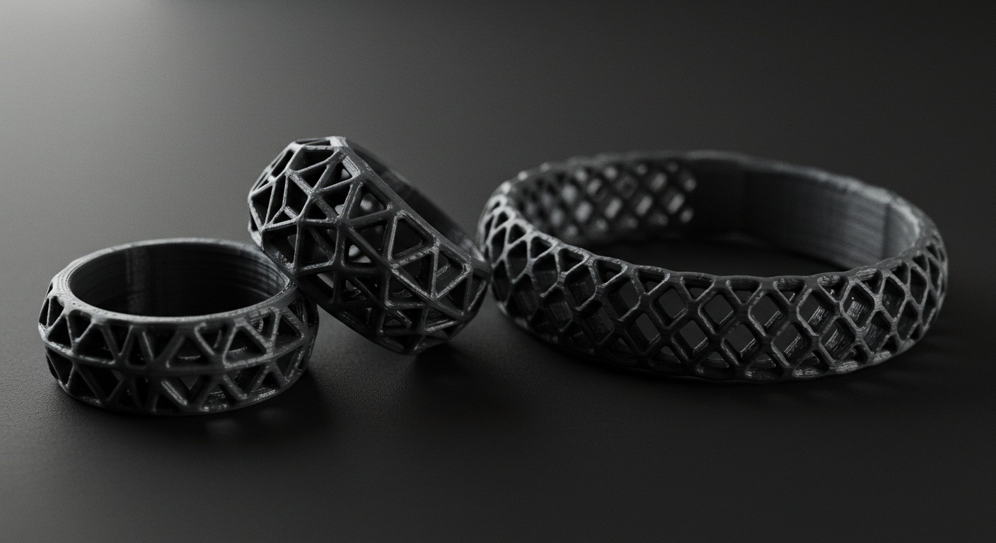 3D печать колец и браслетов