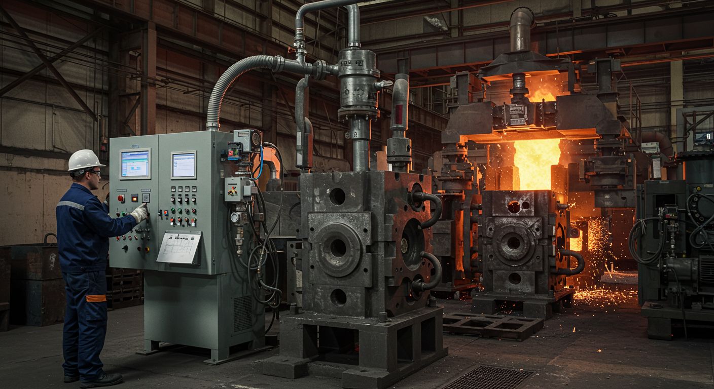 Интеграция вакуумной системы в литьевое производство Вакуумная система в линии литья