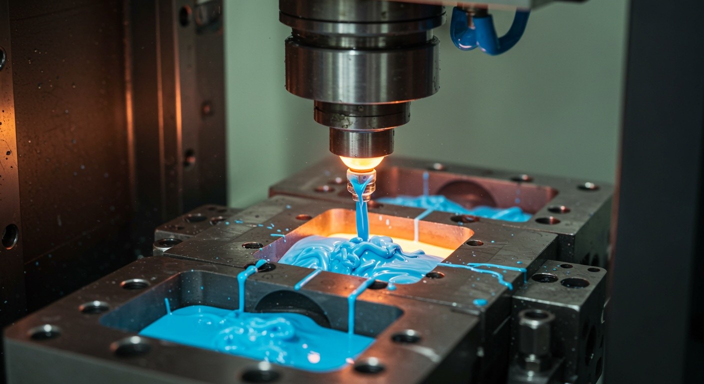 Литьё пластика с использованием жидких добавок