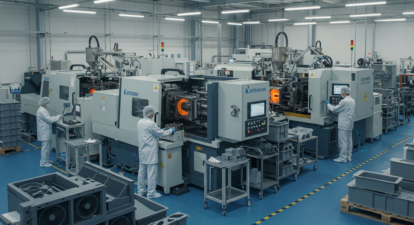 Изготовление пластиковых деталей для вентиляционных систем
