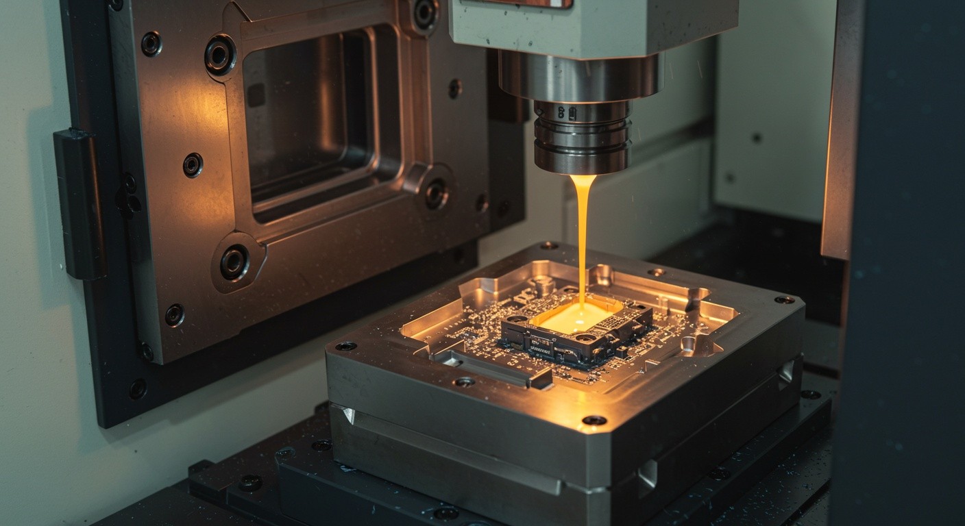 Литьё пластика для элементов электроники сложной формы