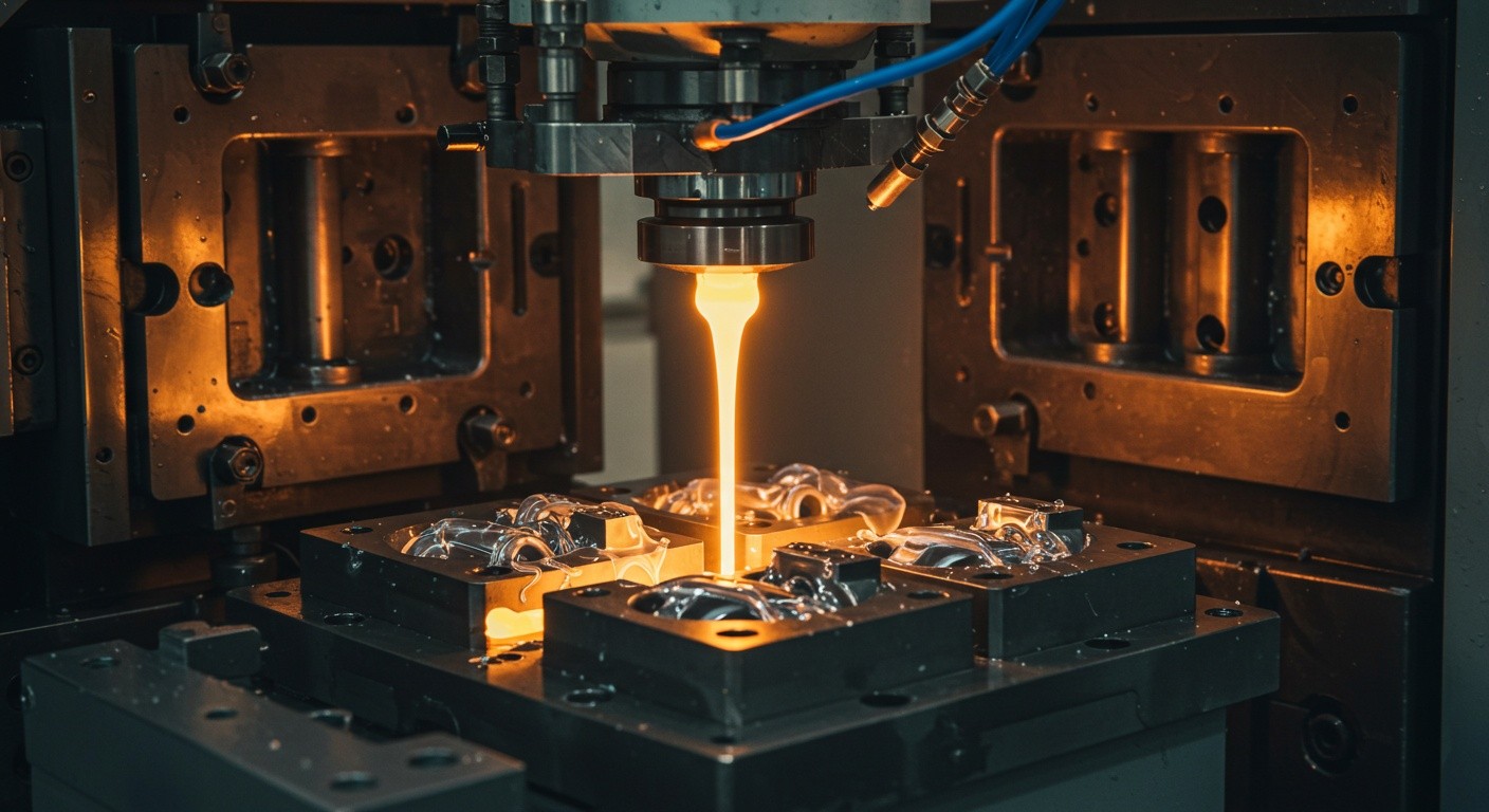 Литьё пластика для промышленных деталей сложной формы