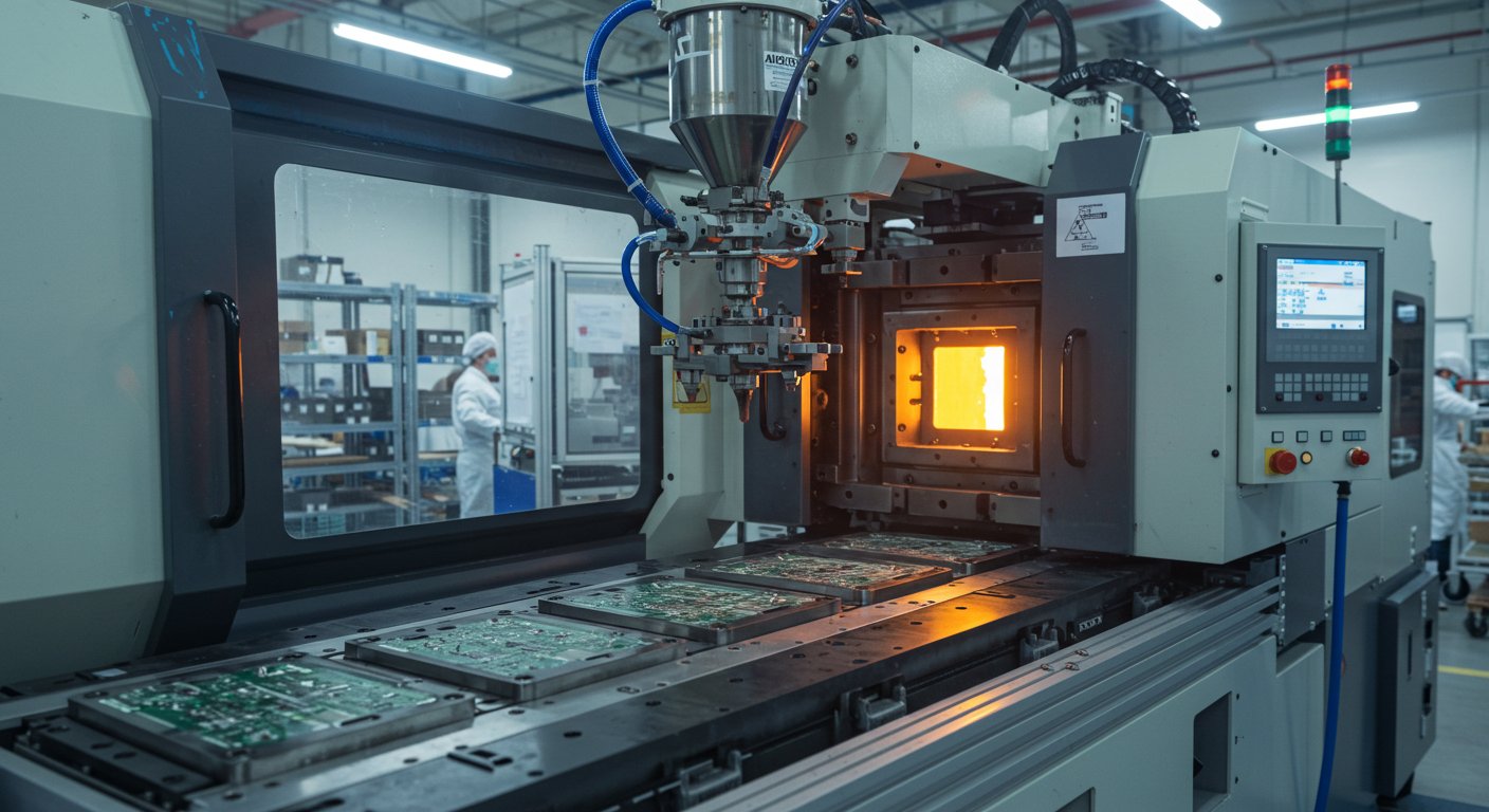 Литьё пластика для промышленных плит