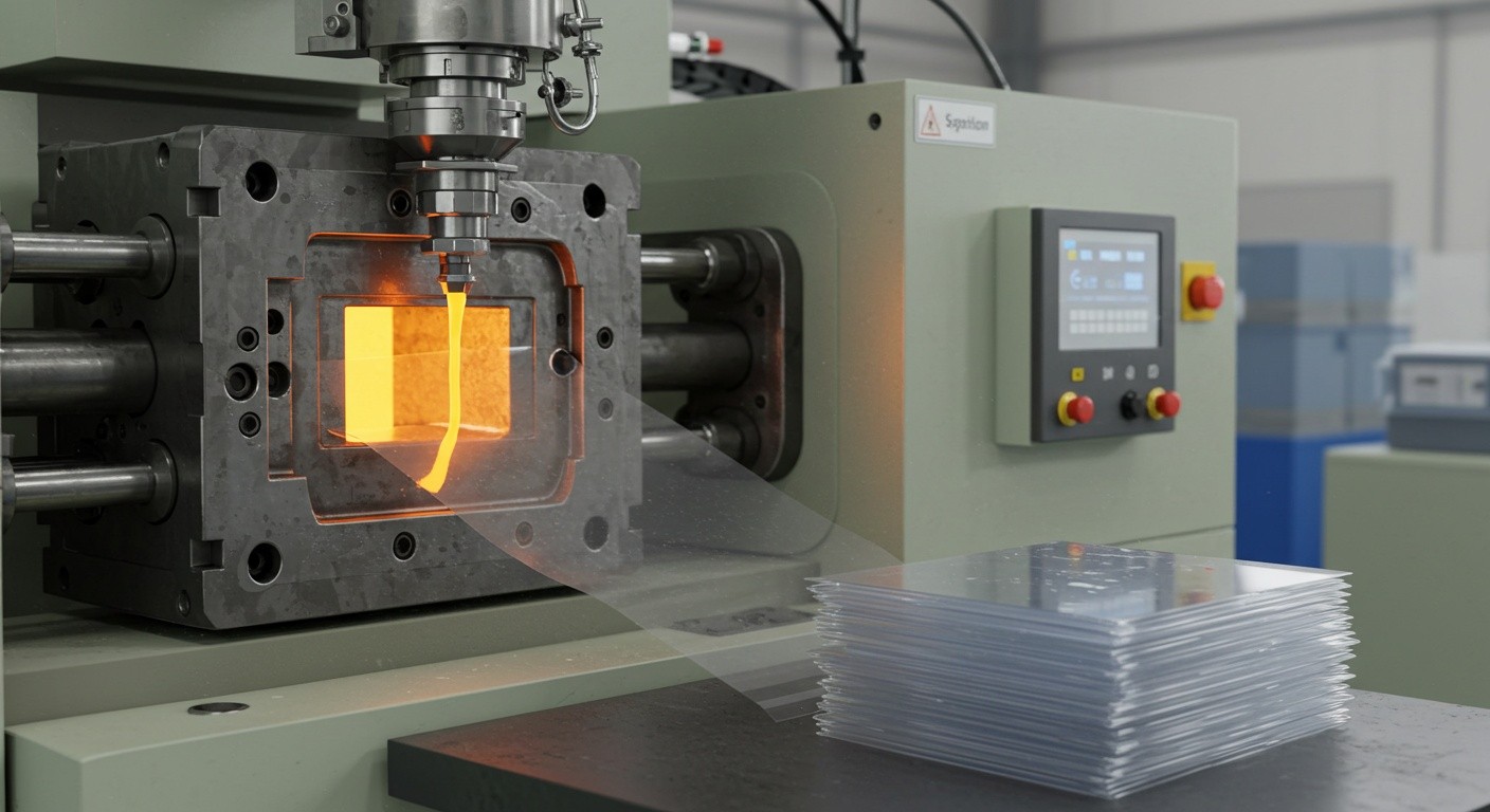 Литьё пластика для упаковочных листов