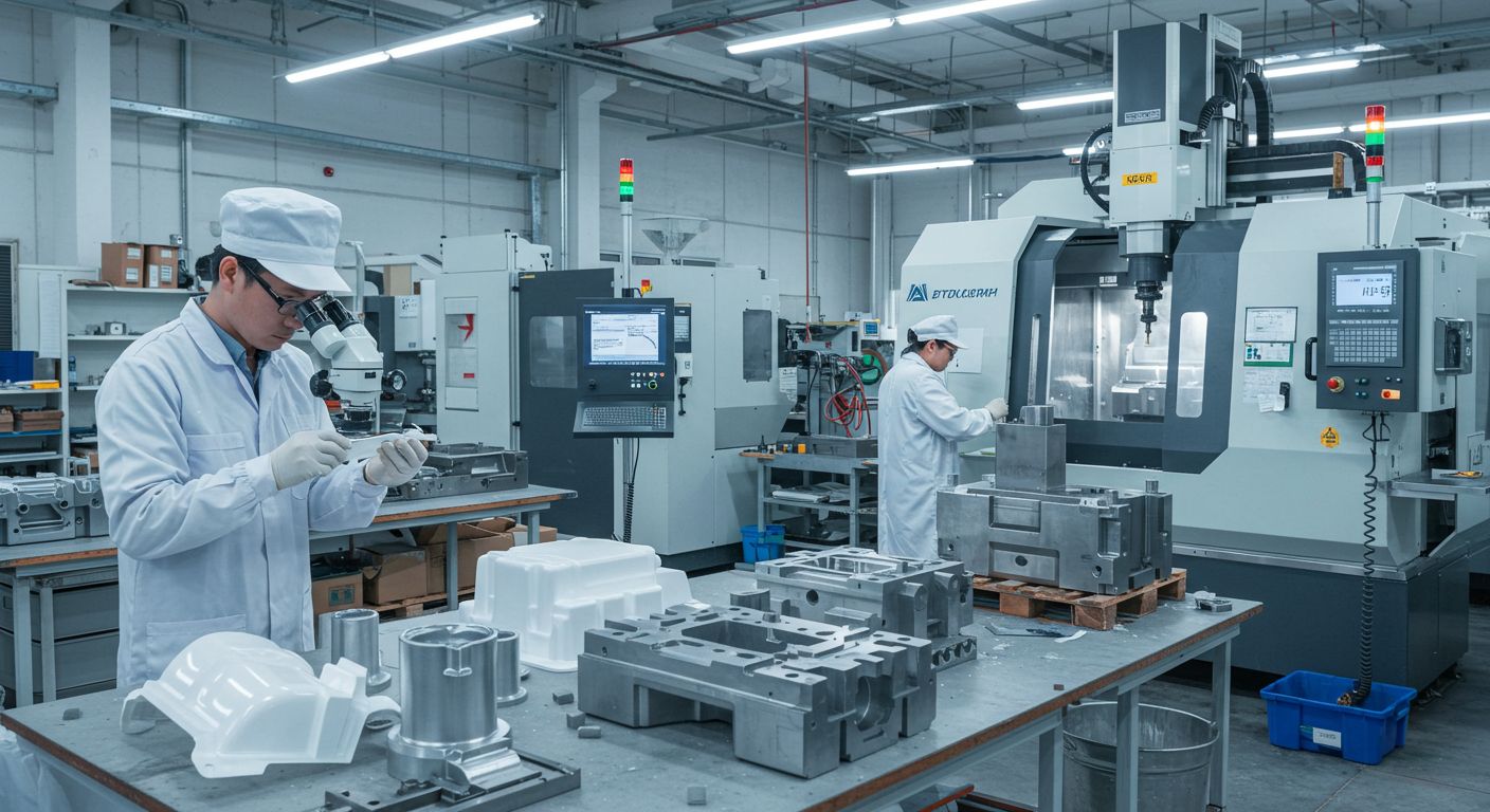 Контроль точности пластиковых изделий на производстве