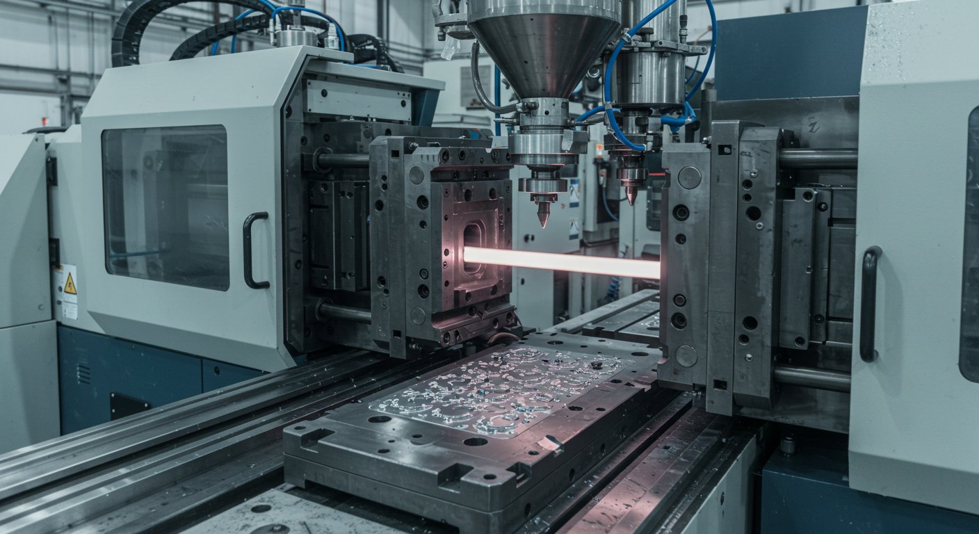 Литьё пластика для технических плит