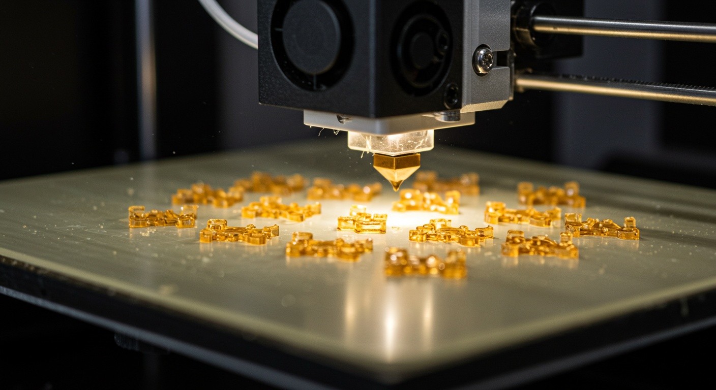 3D печать мелких смоляных деталей