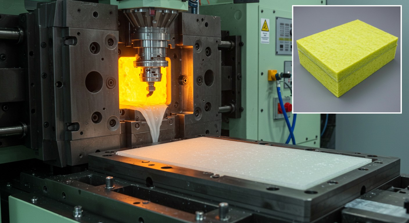 Литьё пластика для теплоизоляционных листов