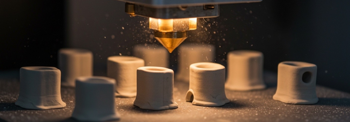3D печать мелких керамических деталей