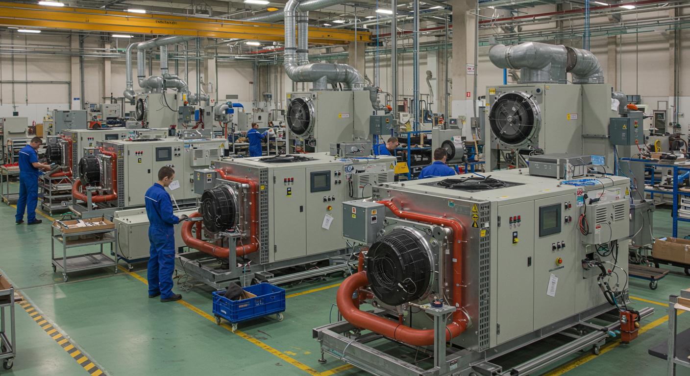 Система рекуперации тепла на производстве