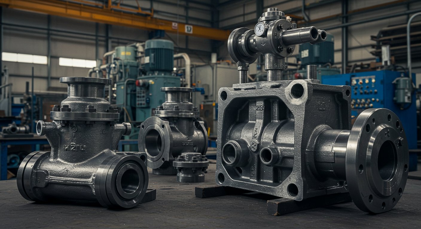 Литьё деталей среднего масштаба для химической отрасли