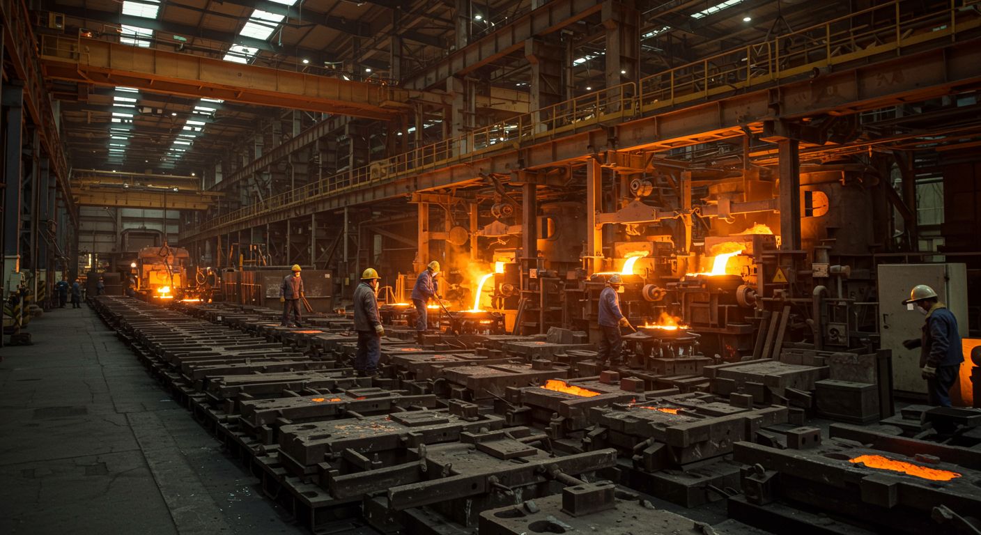 Литьё крупных деталей для химической отрасли