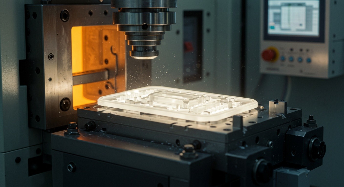 Литьё пластика для осветительных элементов