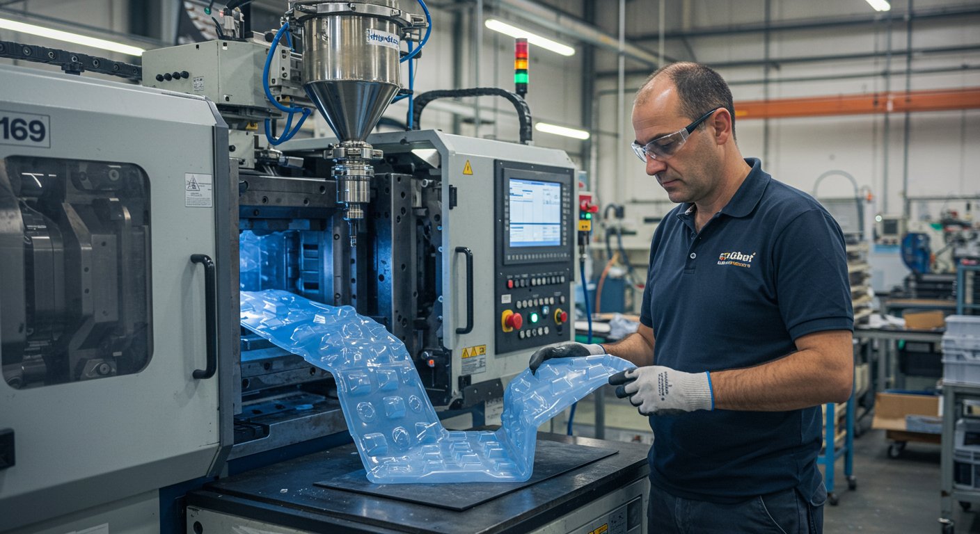 Пластиковые элементы для упаковки