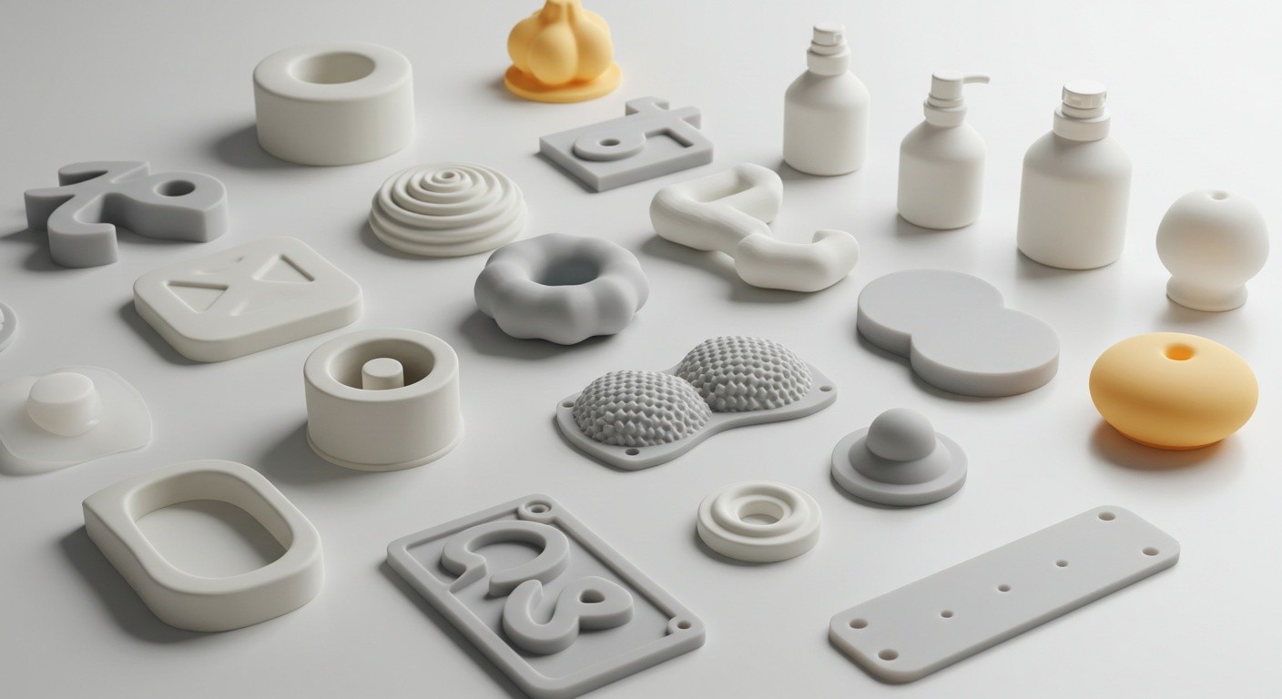 3D печать силиконовых средних изделий