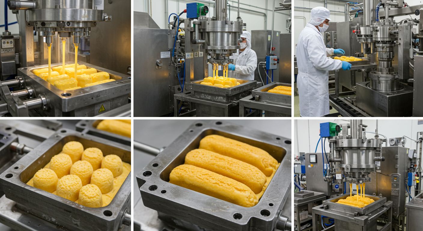 Литьё изделий и деталей для пищевой промышленности средних масштабов