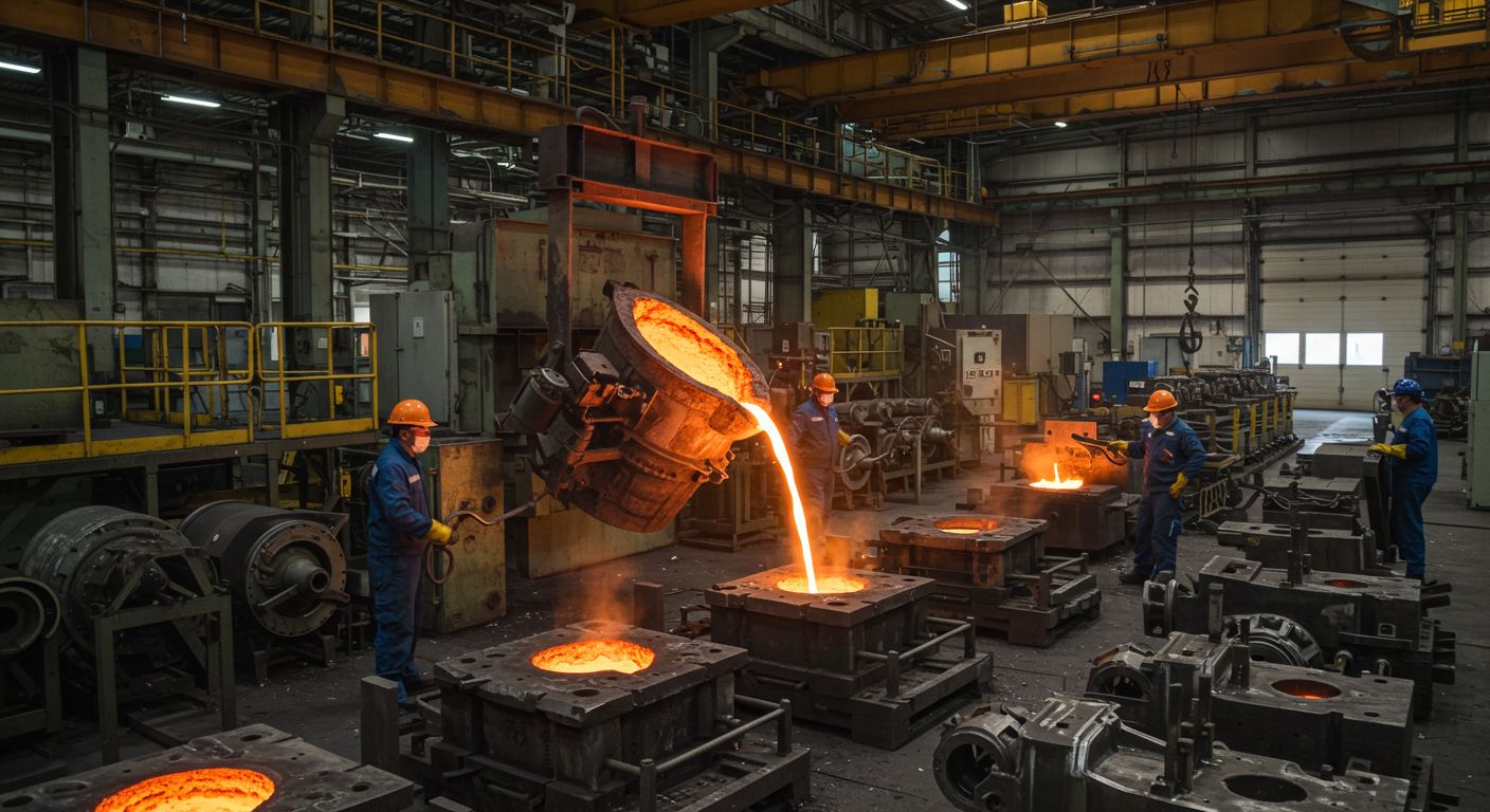 Литьё изделий и деталей для авиационной отрасли средних масштабов