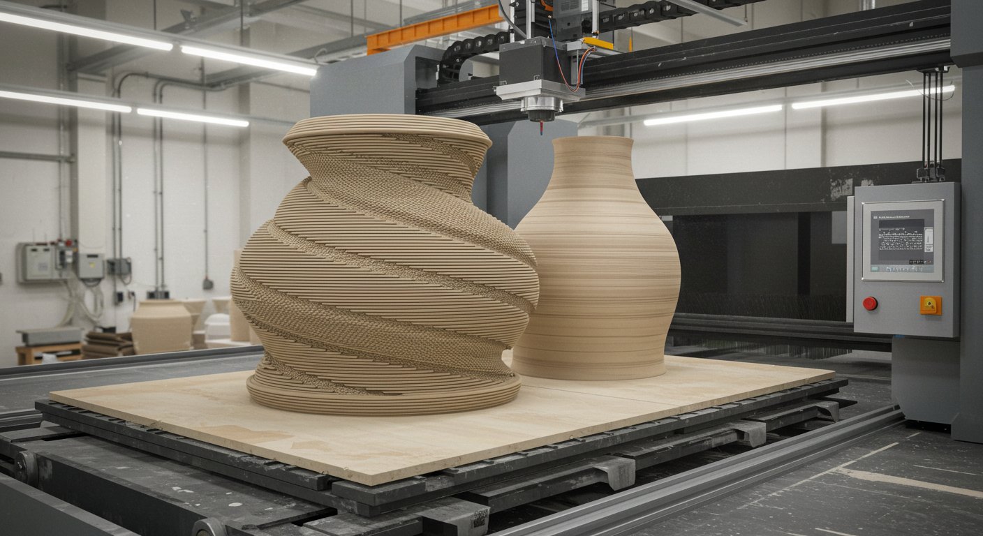 3D печать крупногабаритного керамического объекта