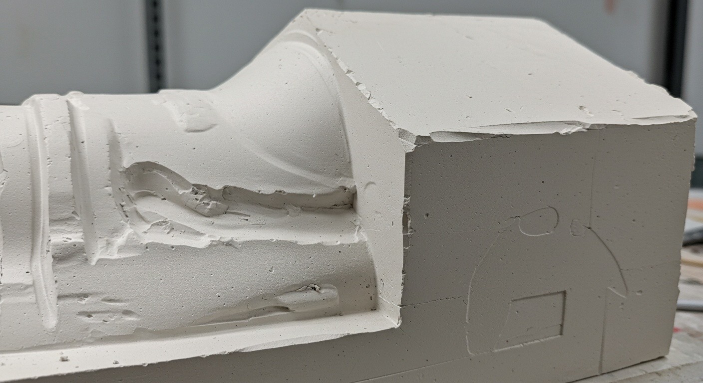 Прототипирование из гипса