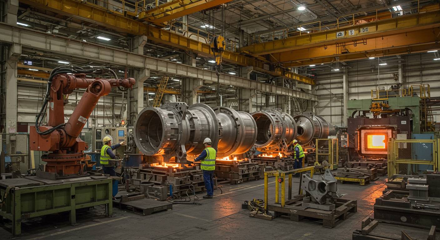 Литьё изделий и деталей для авиационной отрасли крупных масштабов