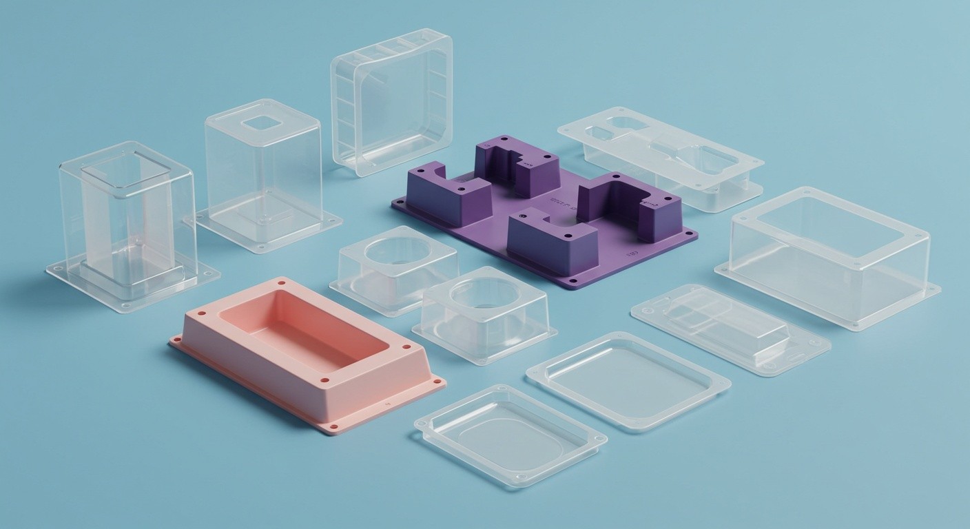 Литьё пластика среднесерийное для упаковки