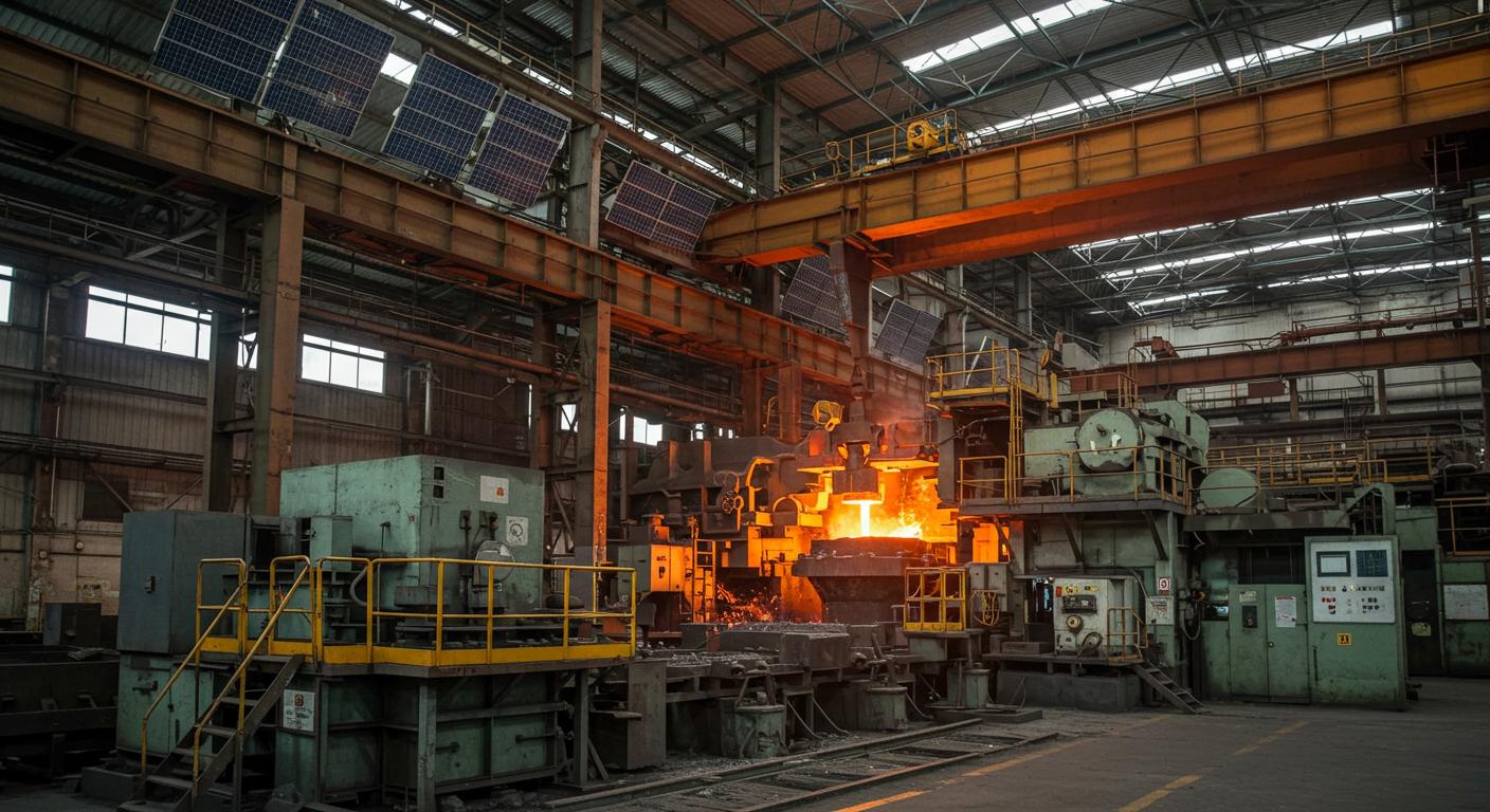 Использование солнечной энергии на предприятии литья