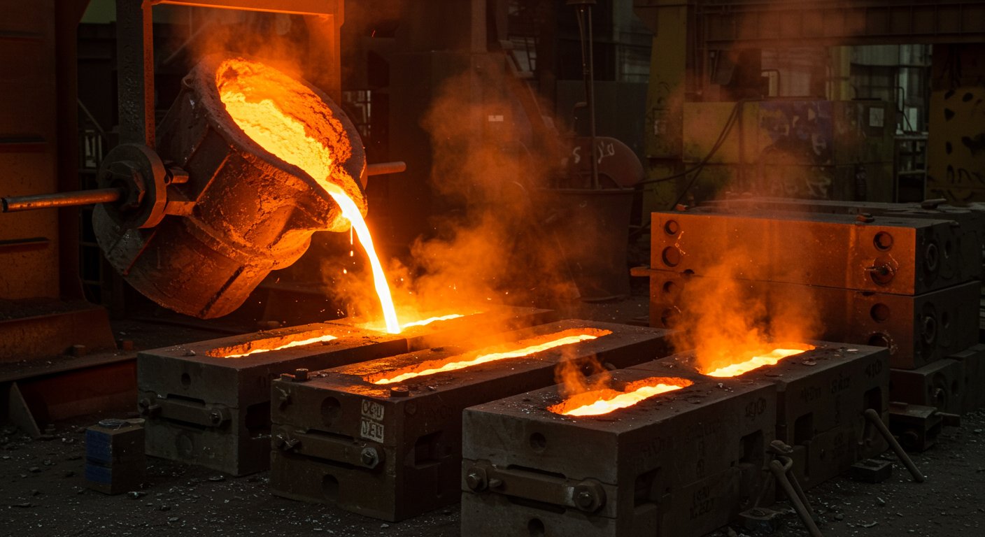 Литьё изделий и деталей для несущих конструкций из металла