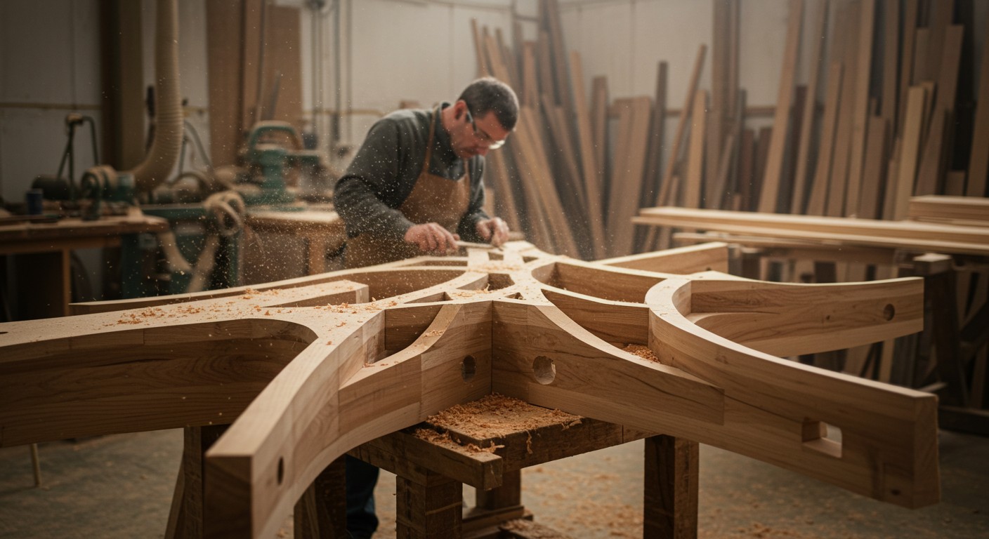 Проектирование крупномасштабных деревянных деталей