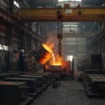 Литьё изделий и деталей для несущих конструкций средних масштабов