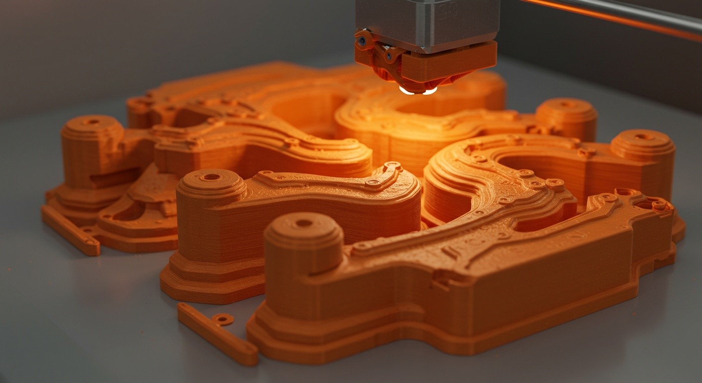 3D печать пластиковых промышленных элементов