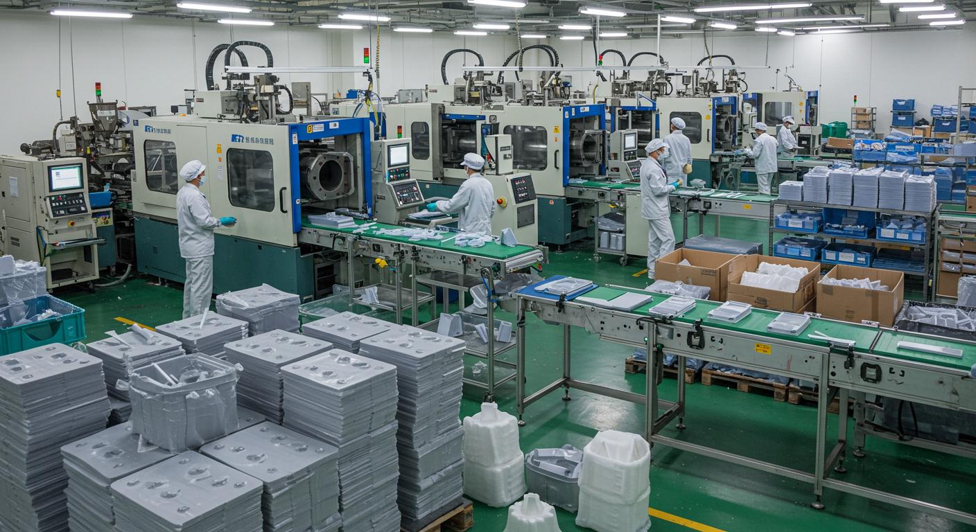 Крупносерийное производство пластиковых деталей для медицинского оборудования