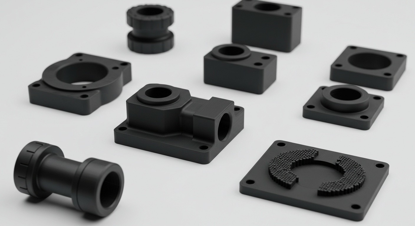 3D печать силиконовых промышленных компонентов