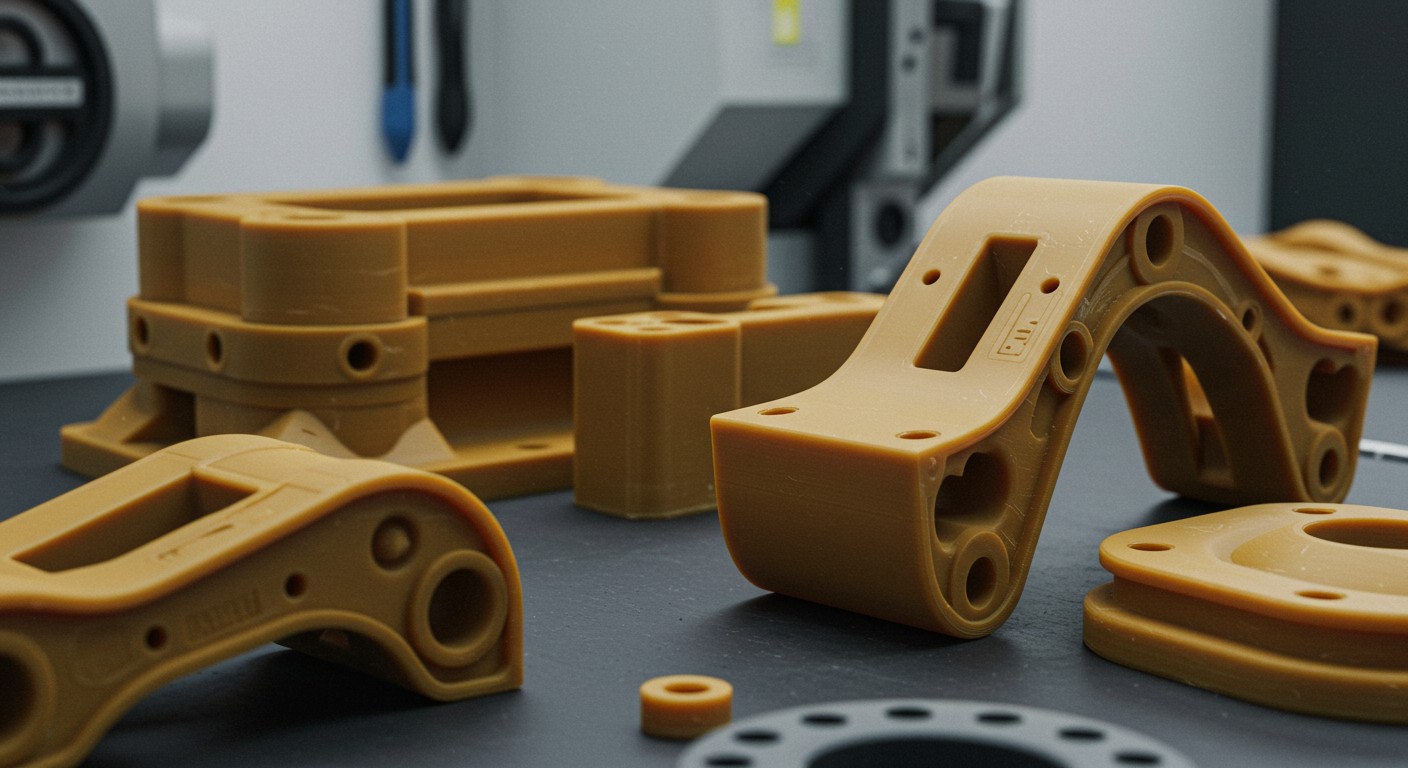 3D печать силиконового промышленного компонента