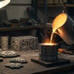 Литьё изделий и деталей для декоративных элементов средних масштабов