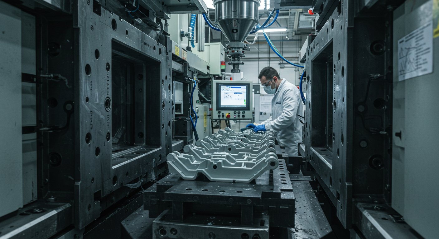 Литьё пластиковых деталей для строительной отрасли