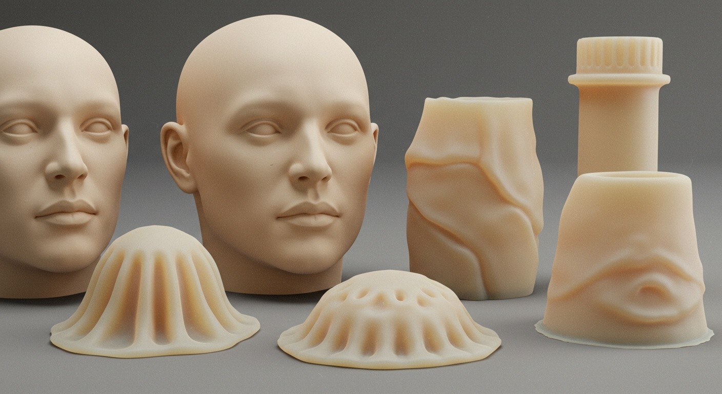 3D печать силиконовых прототипов в натуральную величину