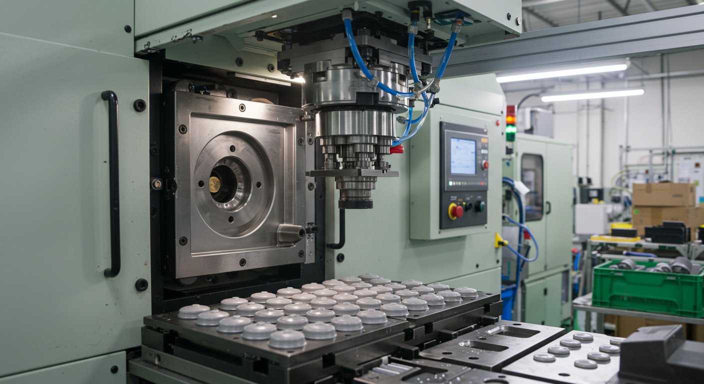 Литьё пластиковых деталей круглой формы для электроники