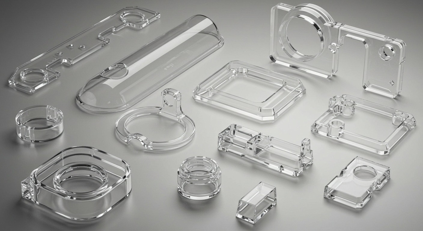 Применение прозрачных полимеров для производства деталей