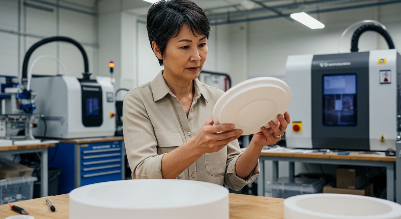 Проектирование круглых пластиковых изделий